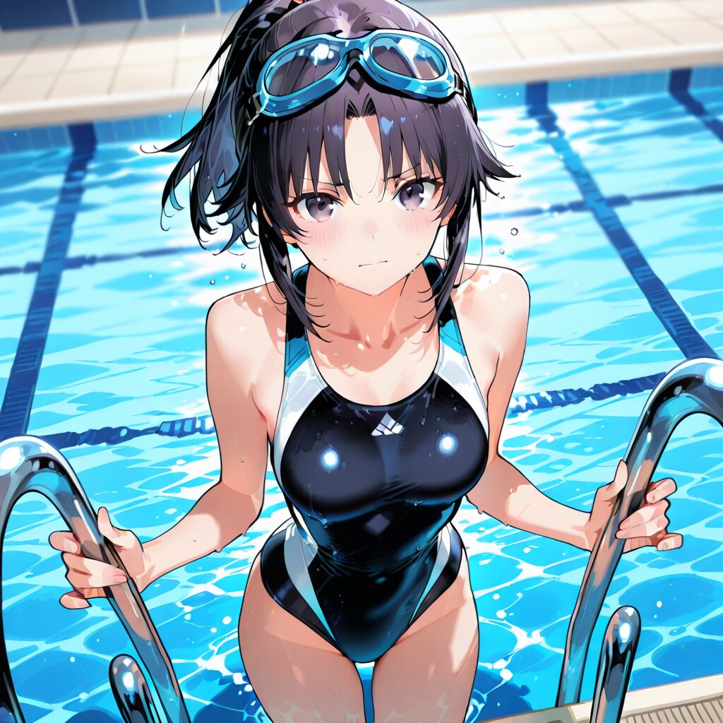 水泳もできちゃう楓ちゃん