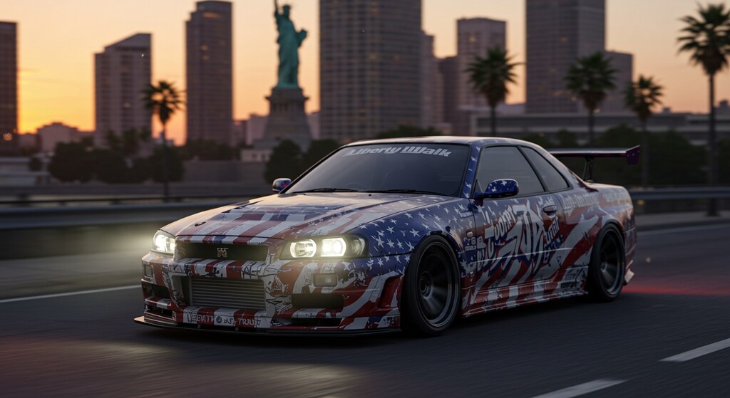 リバティーウォークR34GT-R