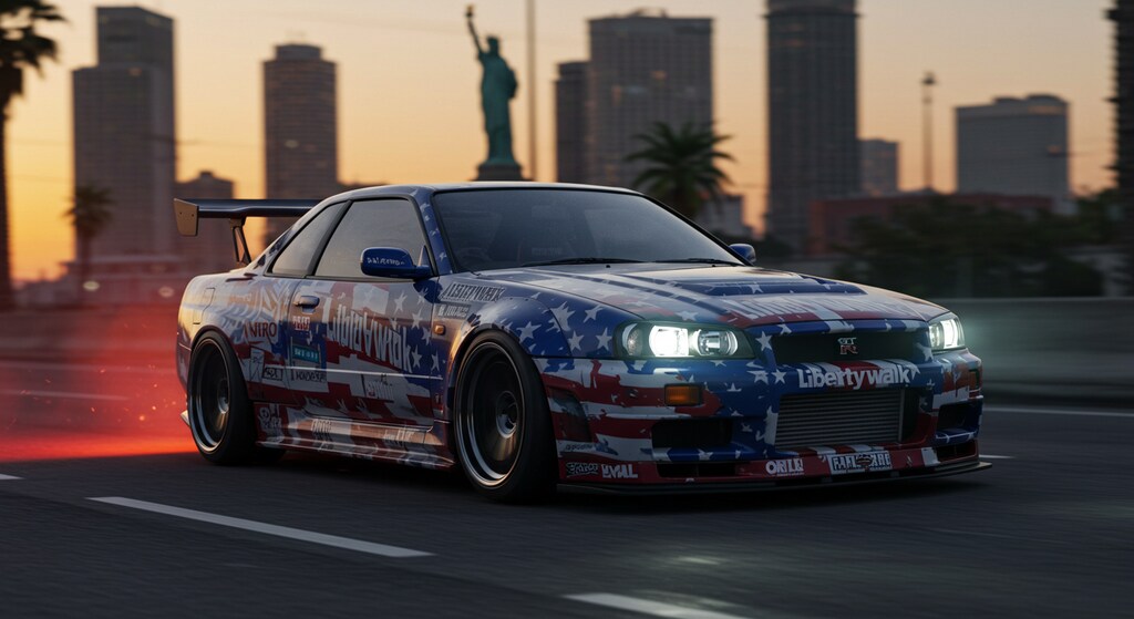 リバティーウォークR34GT-R