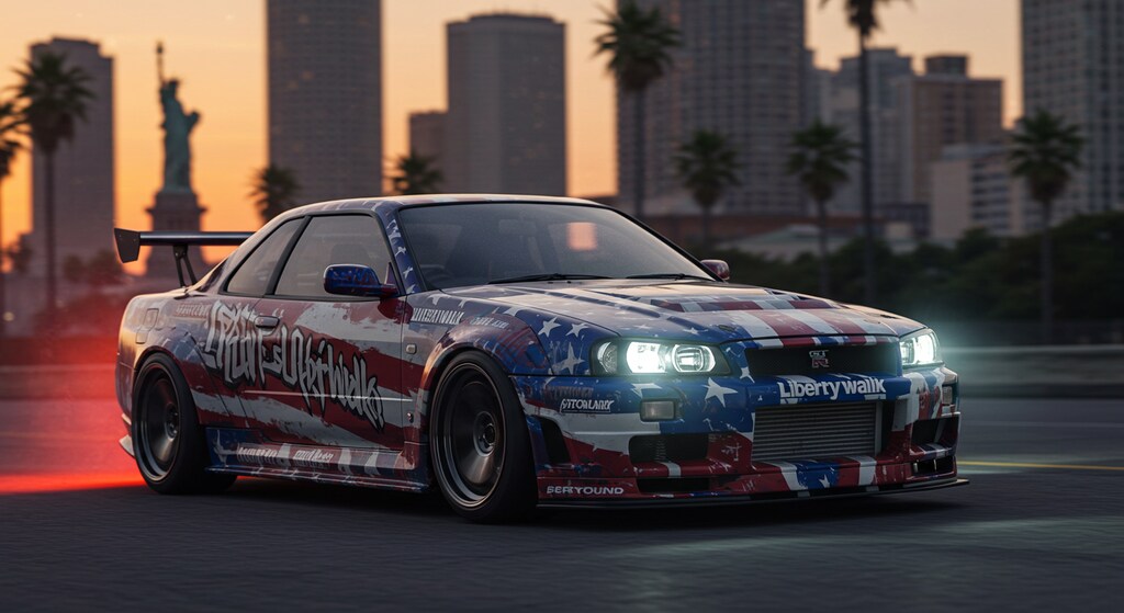 リバティーウォークR34GT-R