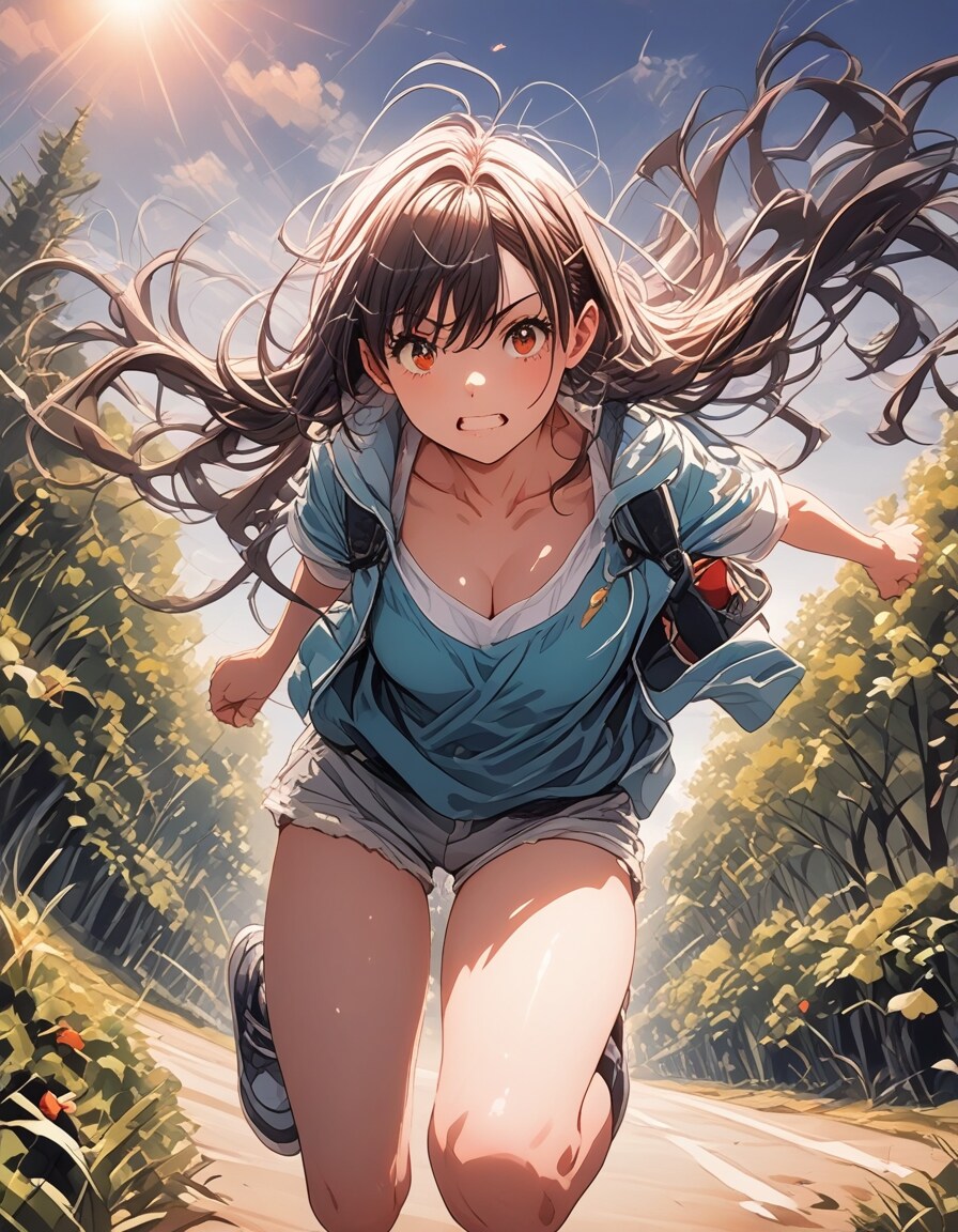 走る