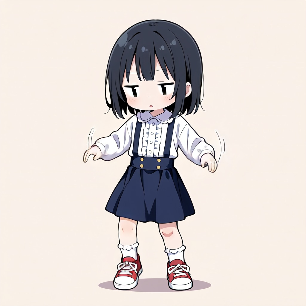 茉莉、風を起こす【パラパライラスト】