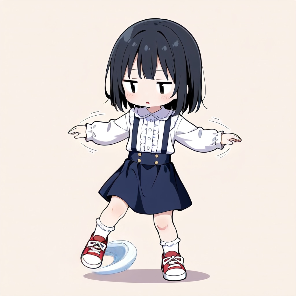 茉莉、風を起こす【パラパライラスト】