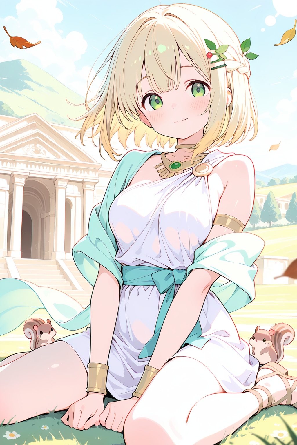 ギリシャ服の千鶴ちゃん