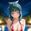 マオマオの水着姿 4枚目