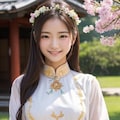 民族衣装の美女 12枚目