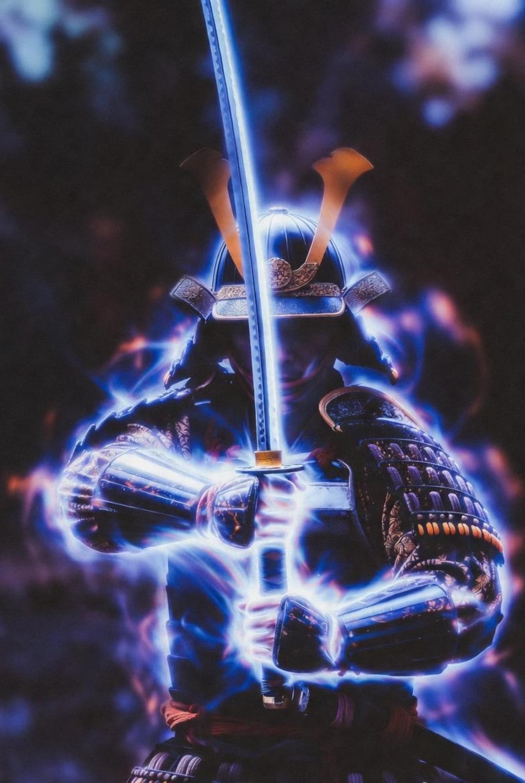 depicted with Kirlian photography aura