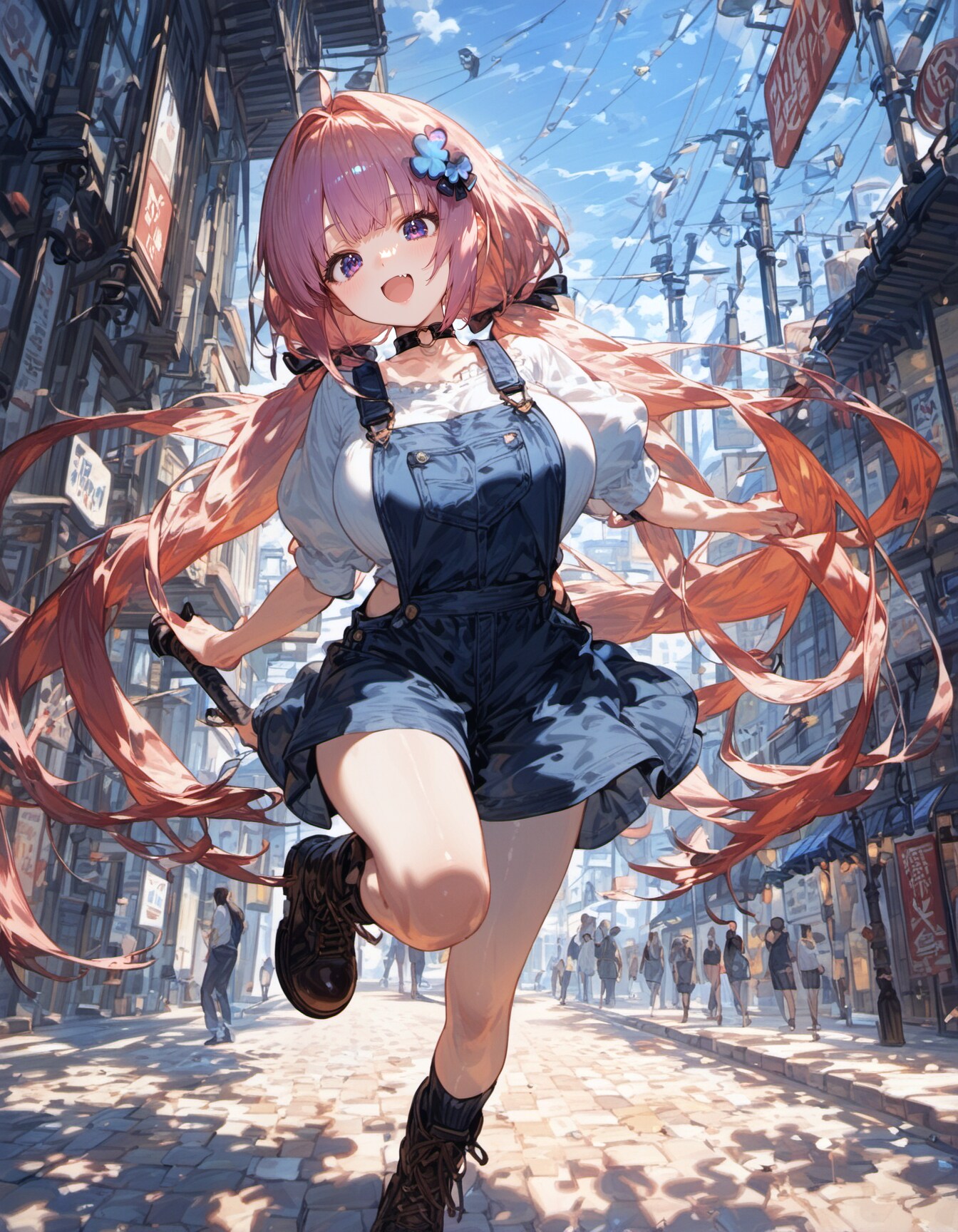 Overalls and Light | の人気AIイラスト・グラビア