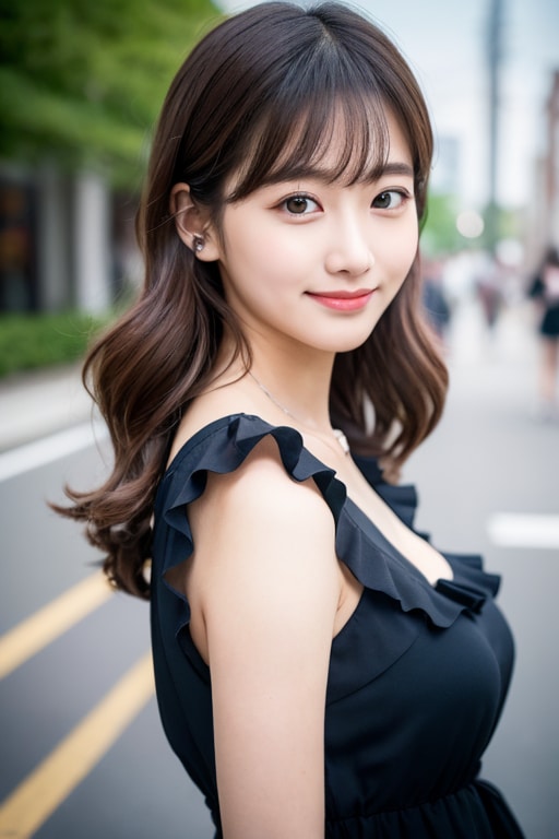 数少ない右向きの写真 | の人気AIイラスト・グラビア