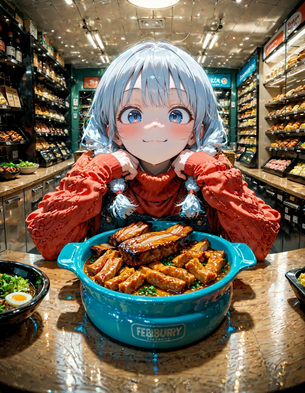 今日は豚丼の日。ニットの日　その２