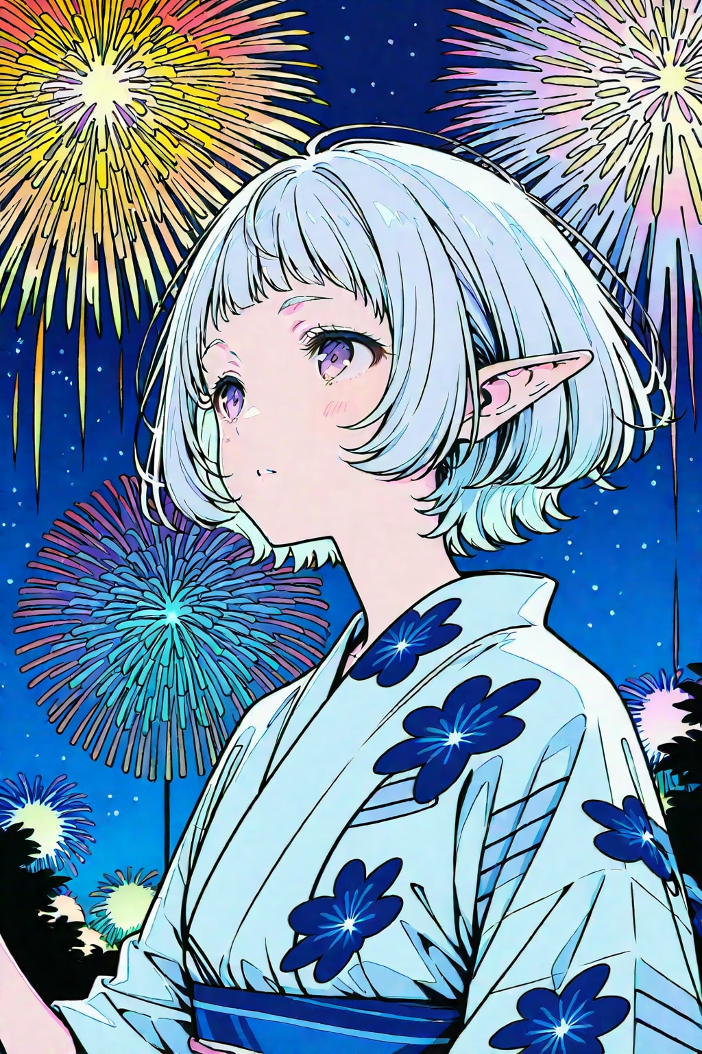 花火 | の人気AIイラスト・グラビア