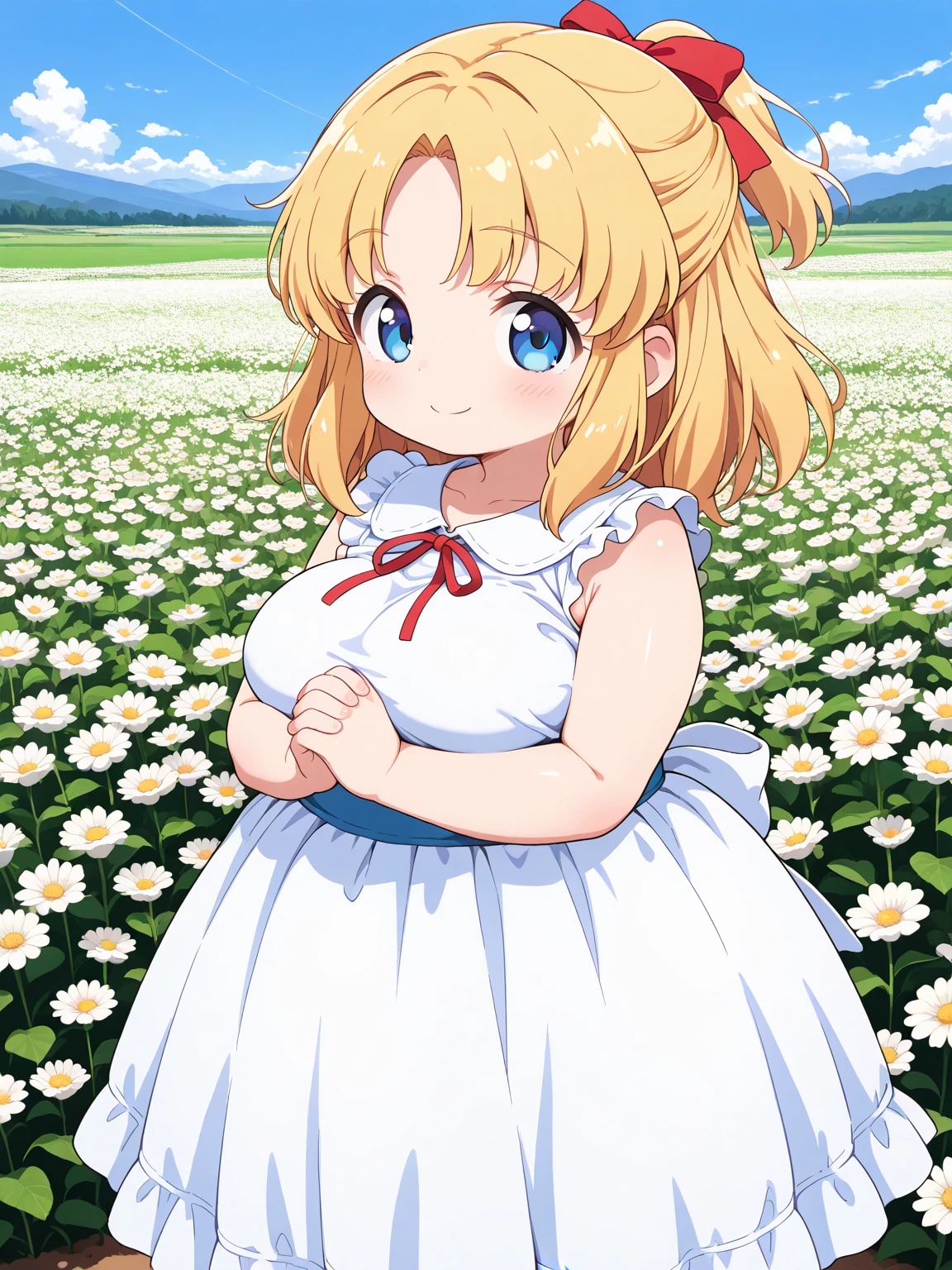 白いドレスのまりあちゃん