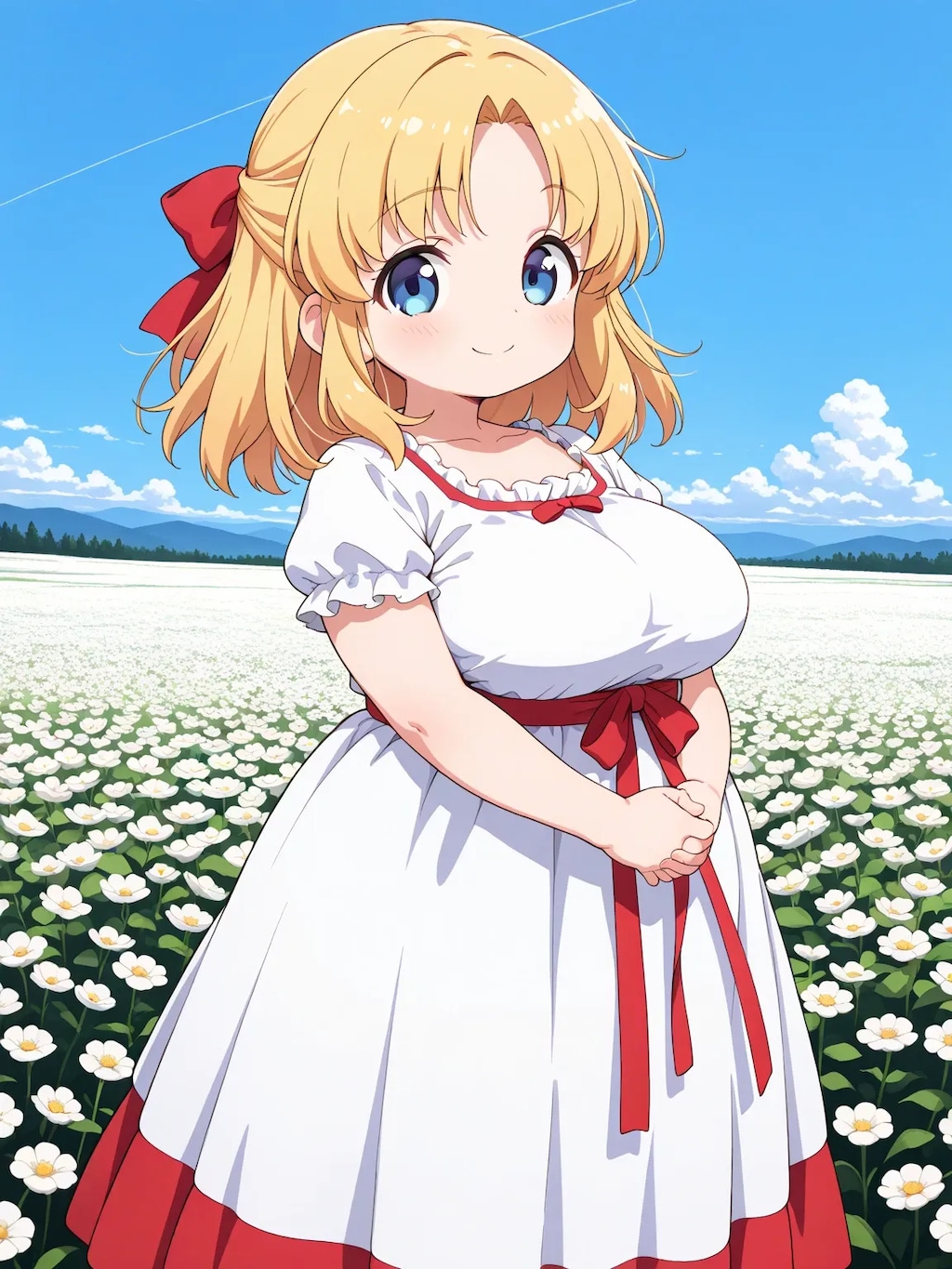 白いドレスのまりあちゃん