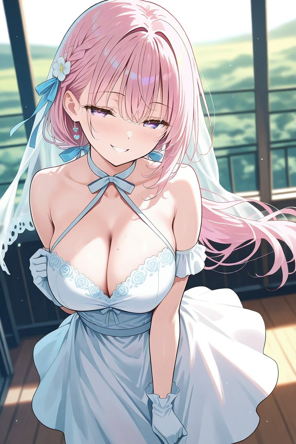 悪戯な視線