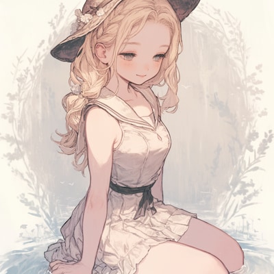 Victorian White Swimdress