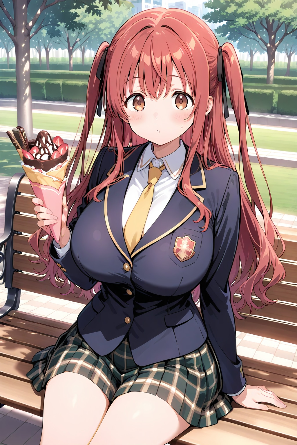 千尋さんとチョコクレープ