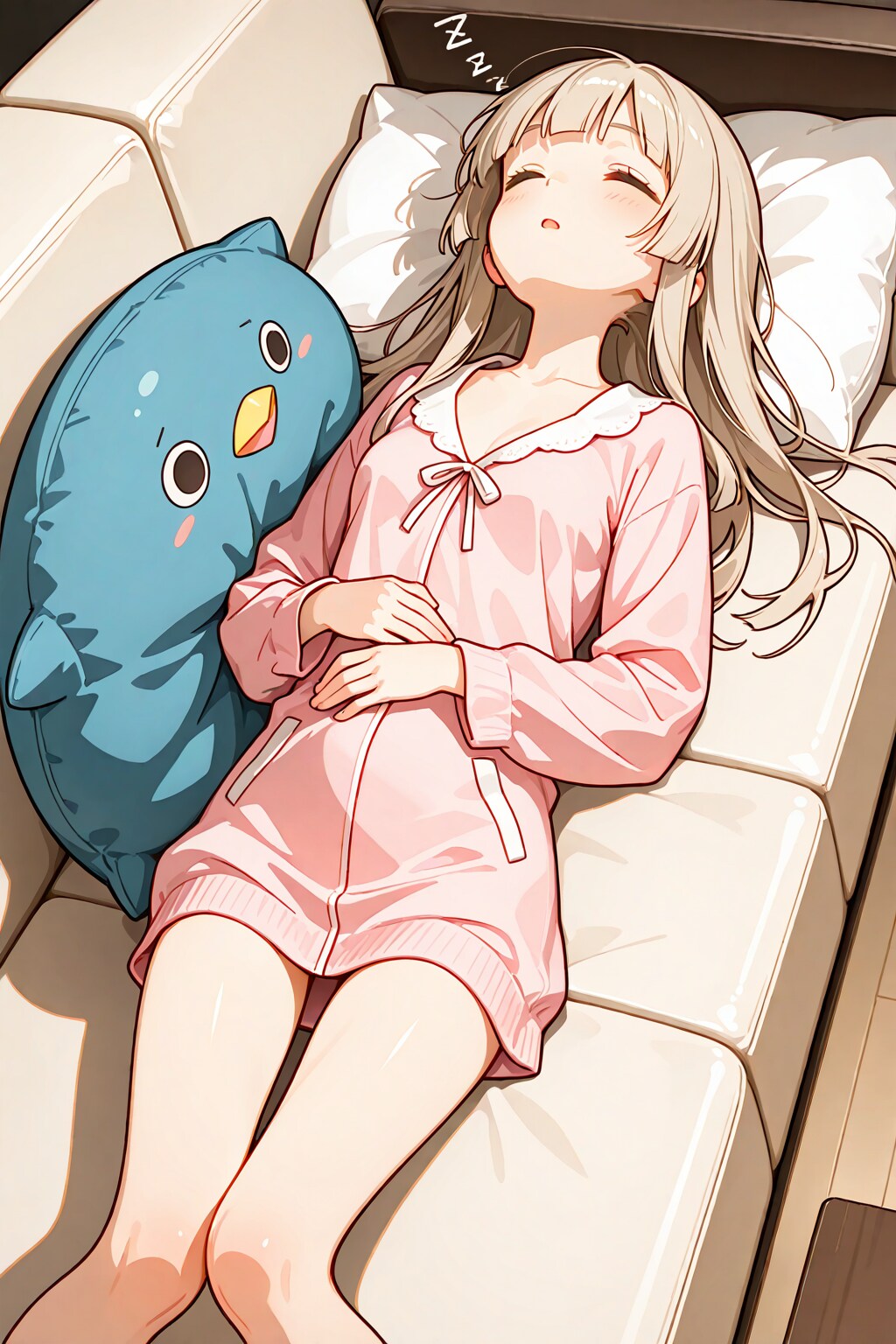 無防備な寝姿『ベッドじゃ味わえない安らぎがすぴぃ･･････Zzz』