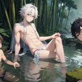 密林の村の少年達 7枚目