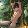 密林の村の少年達 10枚目