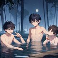 密林の村の少年達 6枚目