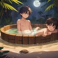 密林の村の少年達 4枚目