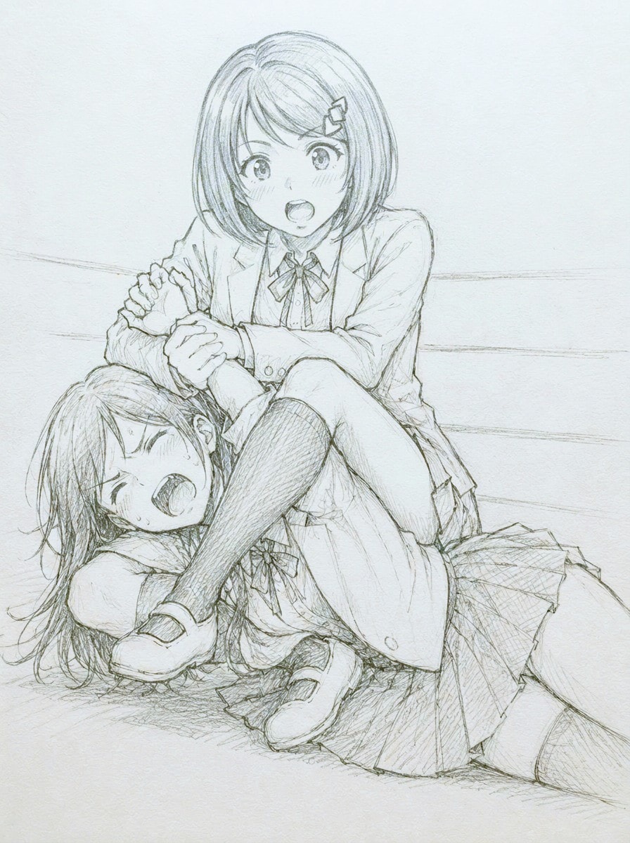 JKプロレス(師走○翁先生オマージュ)