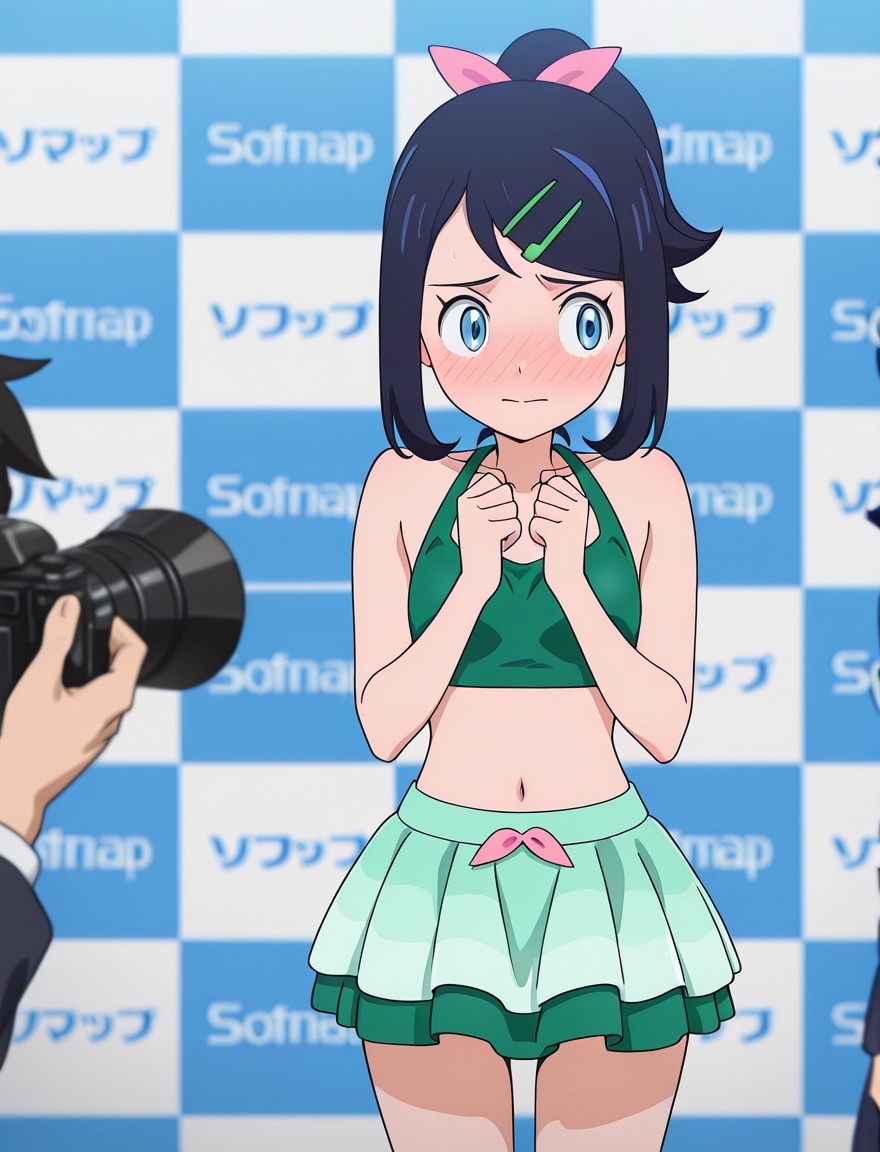 リコちゃんのセクハラ水着撮影会