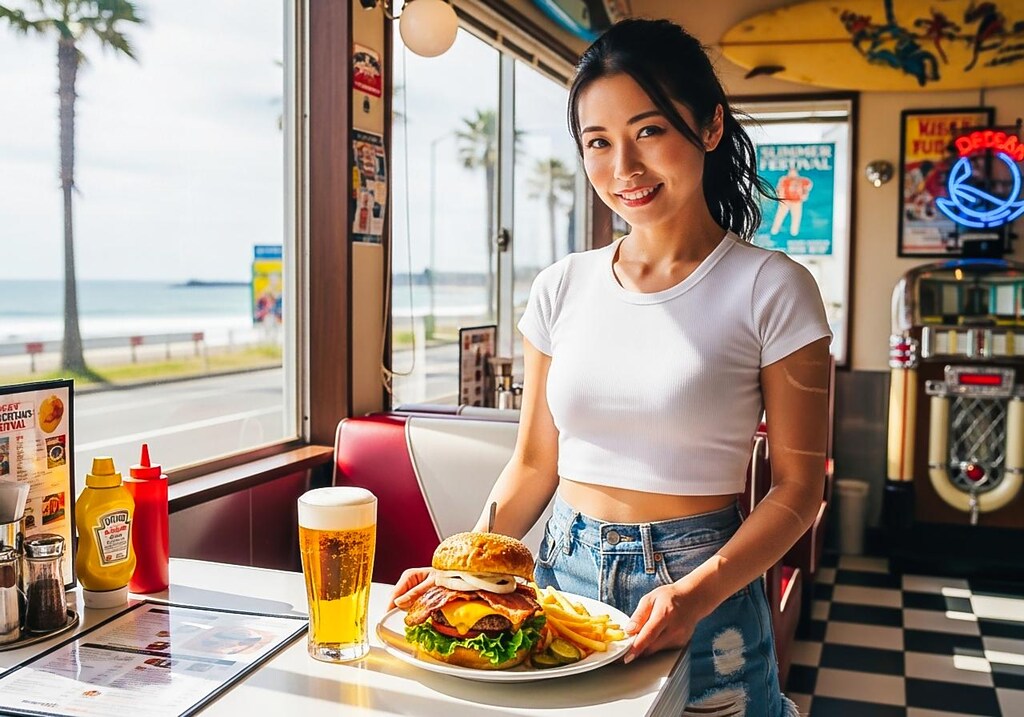 昼からビールなんて