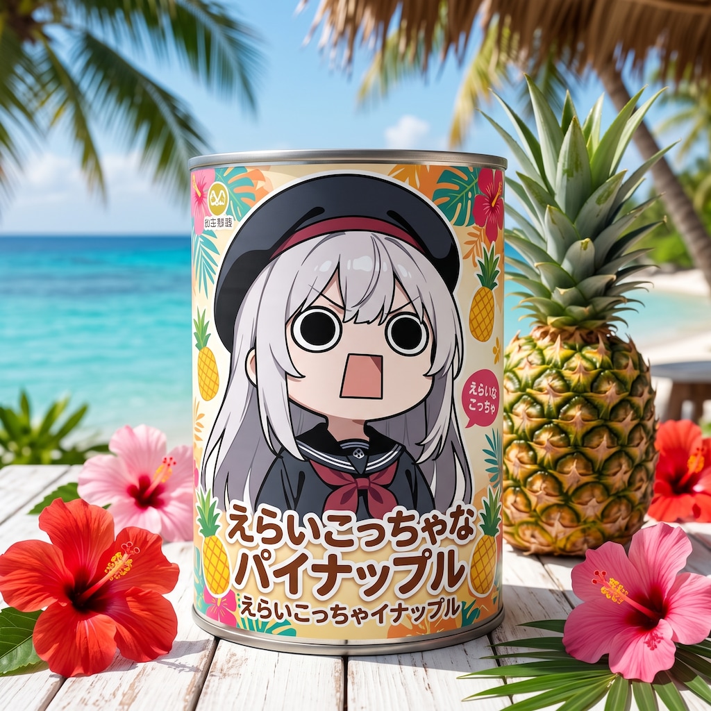パイナップル缶詰えらいこっちゃ嬢