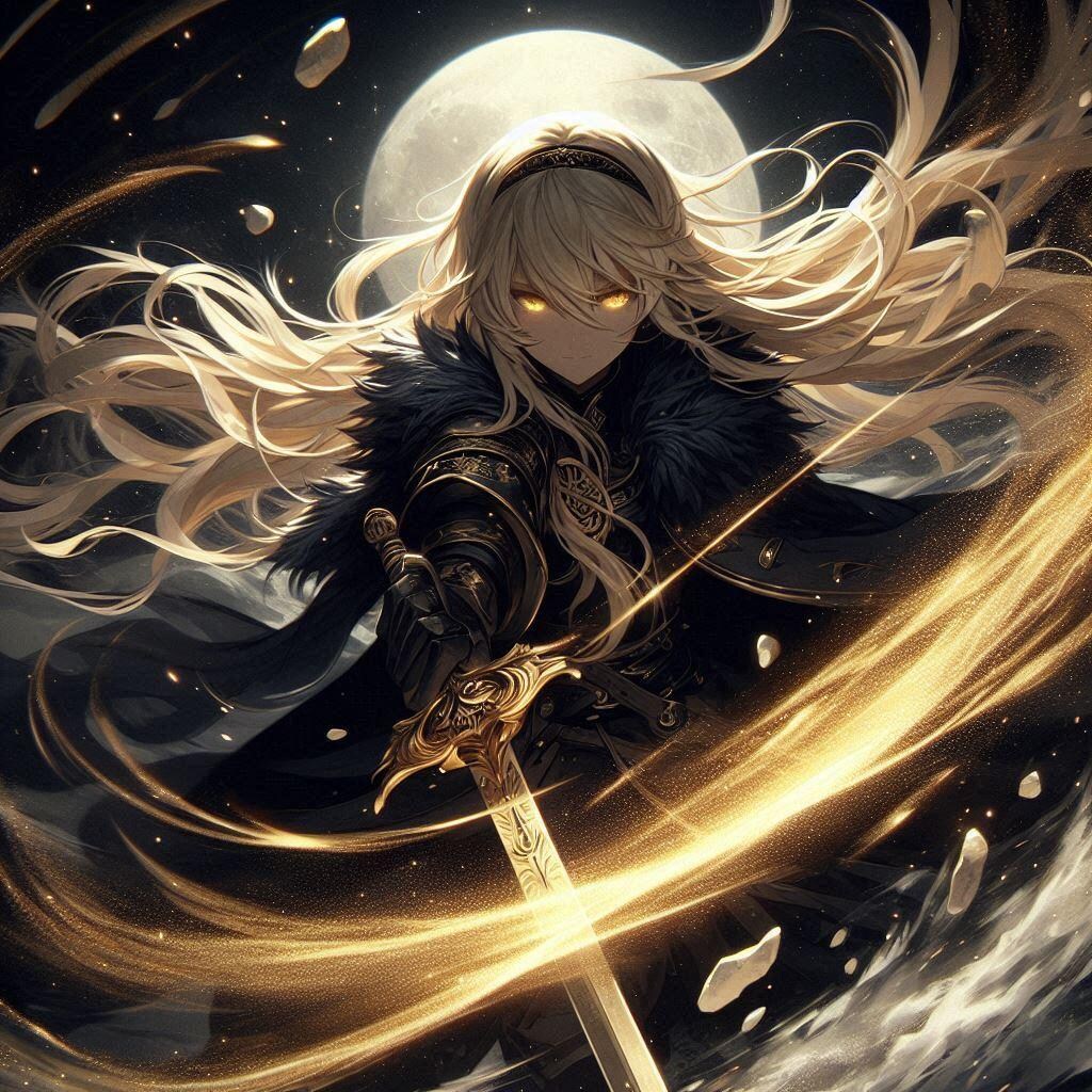 ブロンドの女騎士さん708