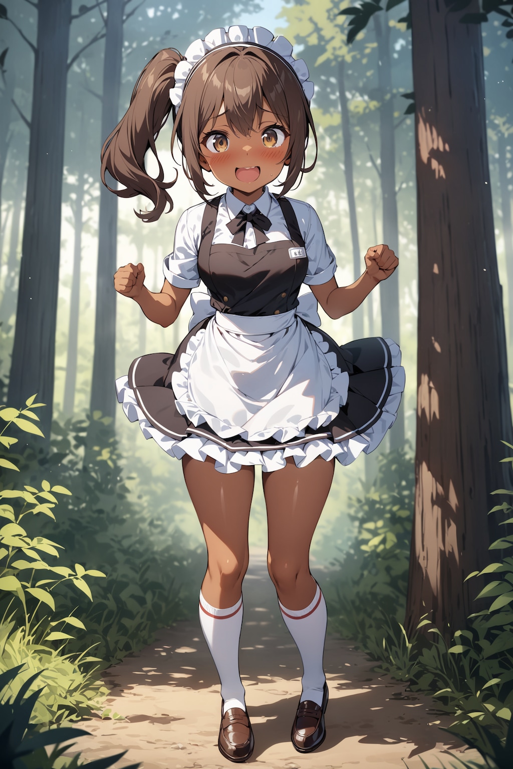 野生のウェイトレスさん Y712