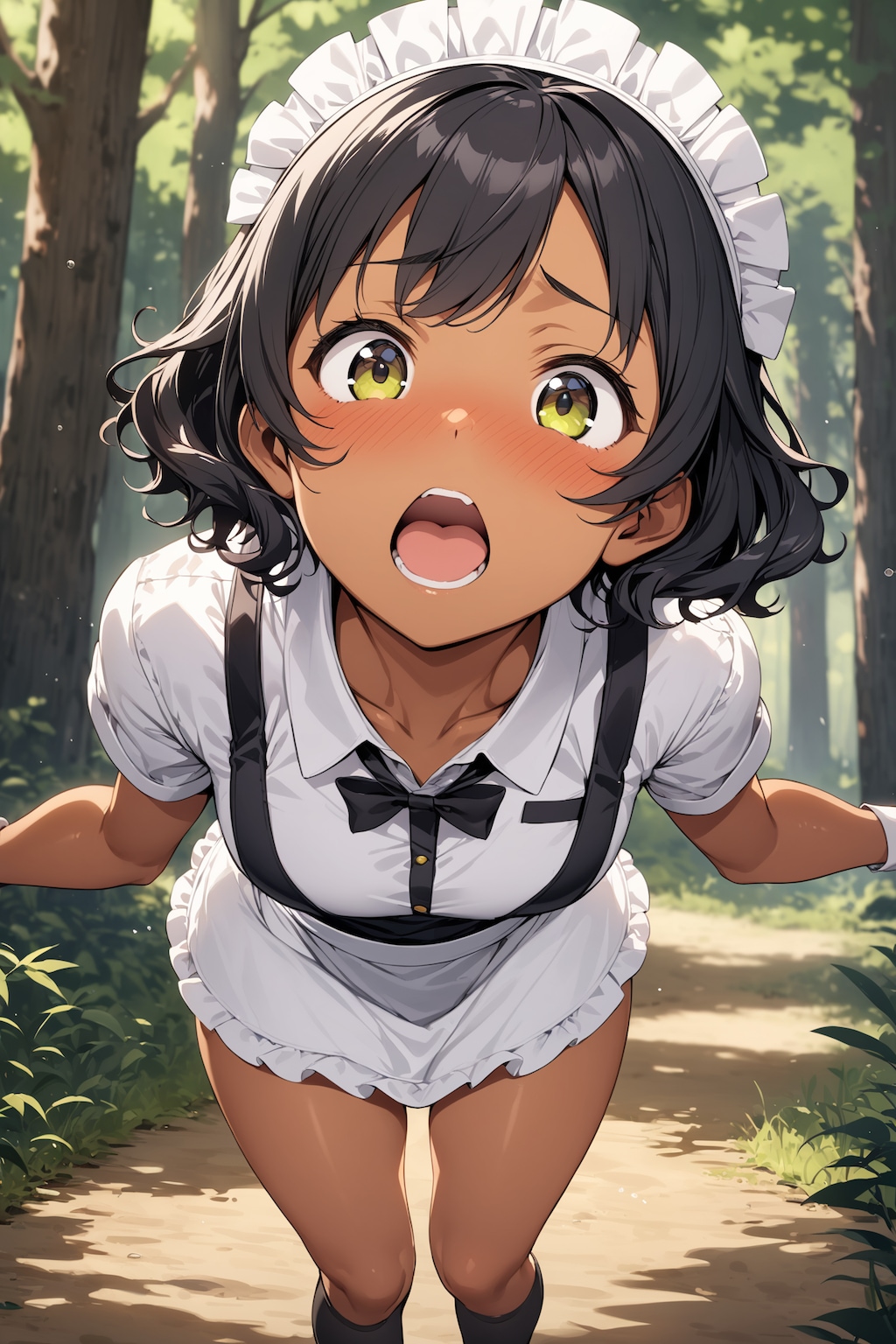 野生のウェイトレスさん Y712