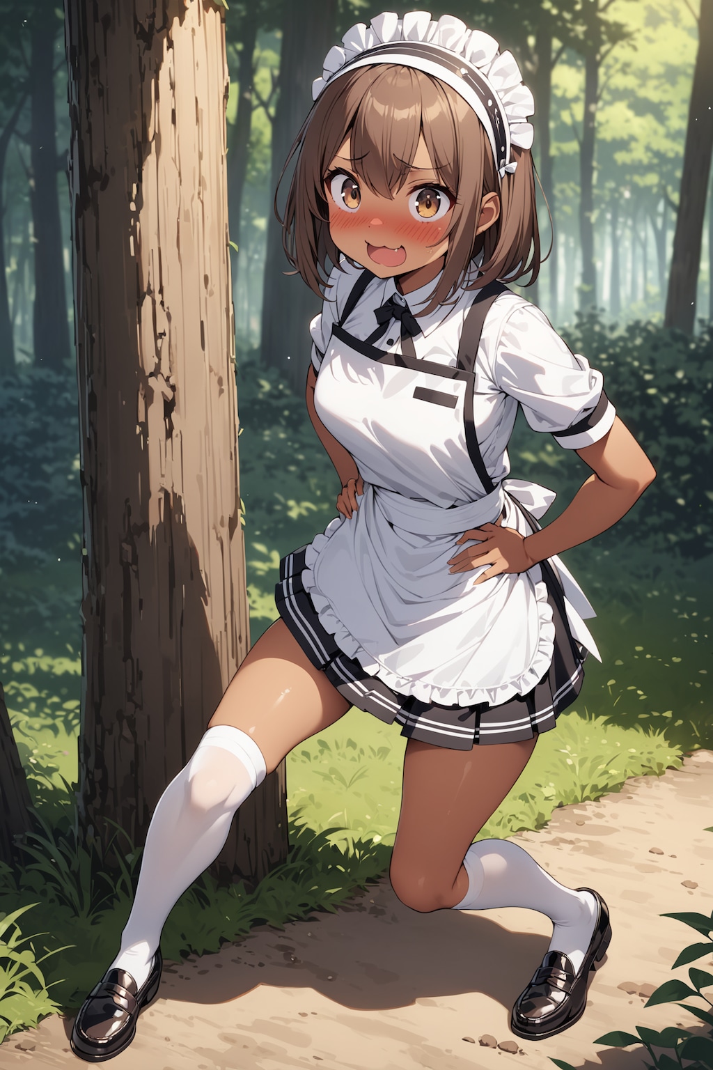 野生のウェイトレスさん Y712