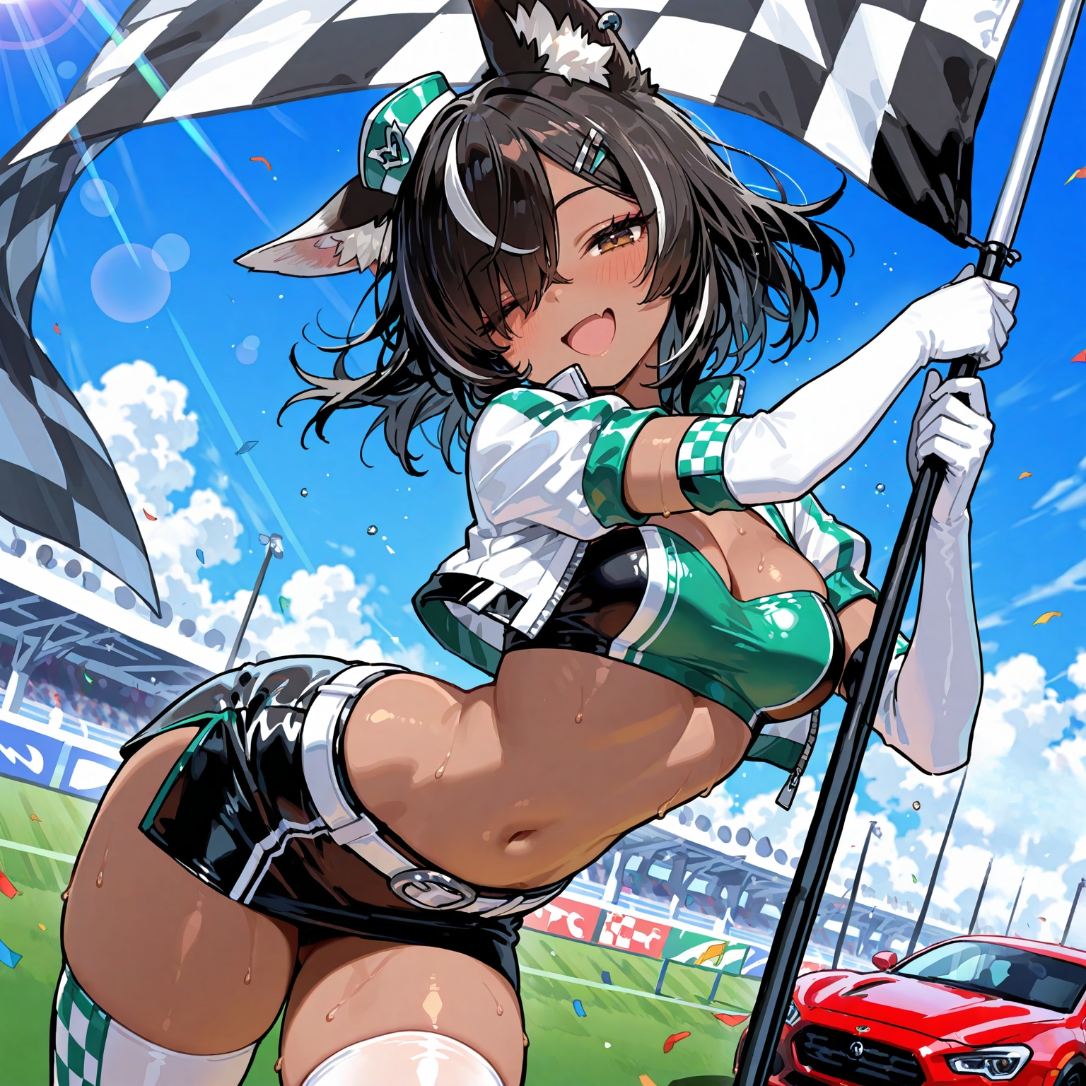 チェッカーフラッグ