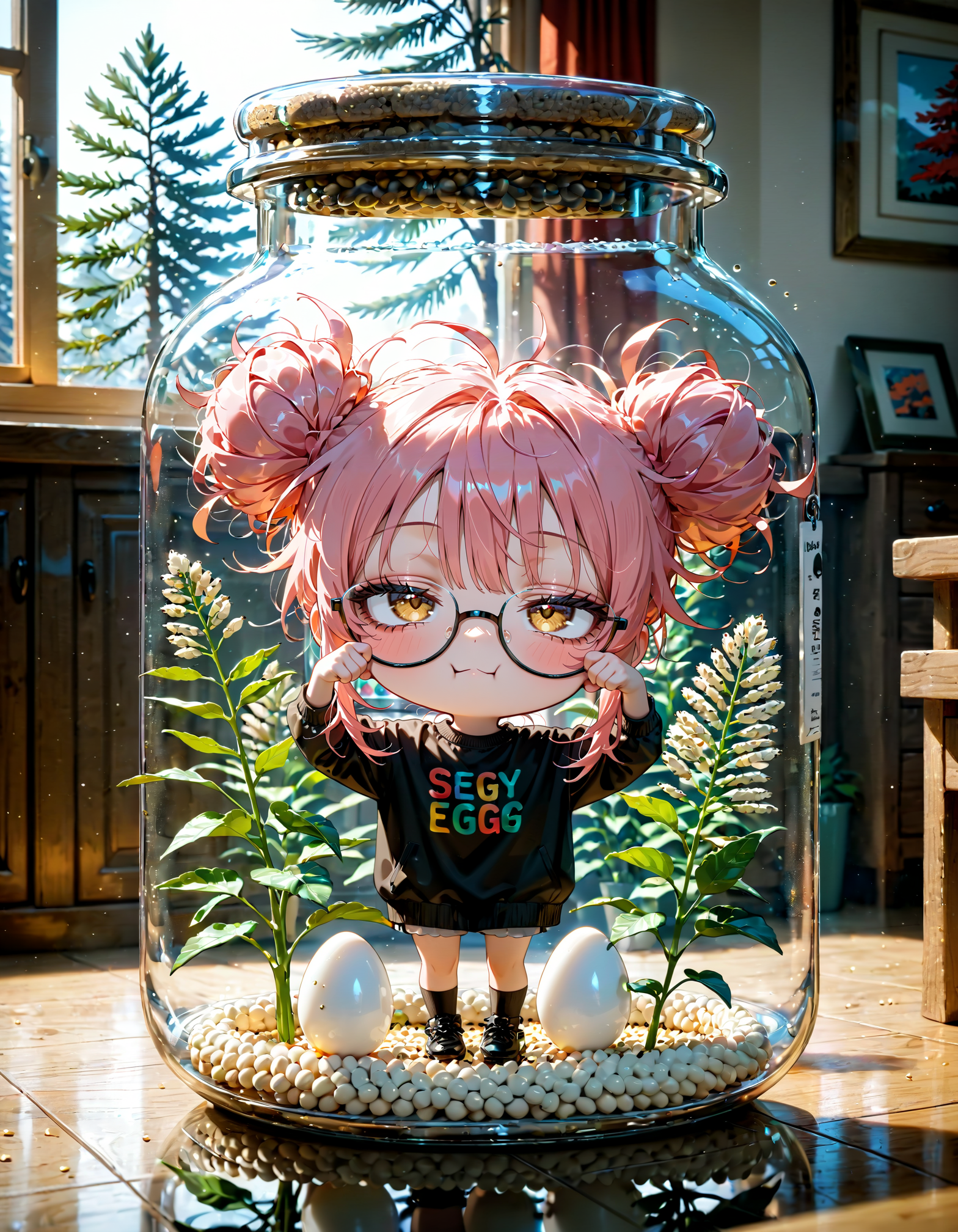 今日は何の日？　ごまの日。いいたまごの日 | の人気AIイラスト・グラビア