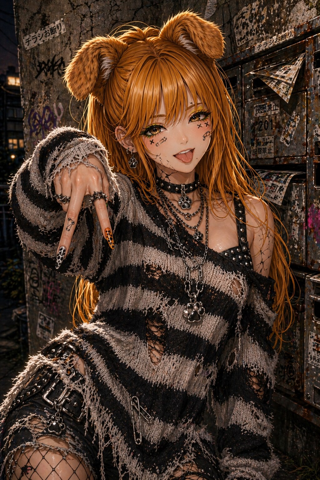 PUNK！ | の人気AIイラスト・グラビア