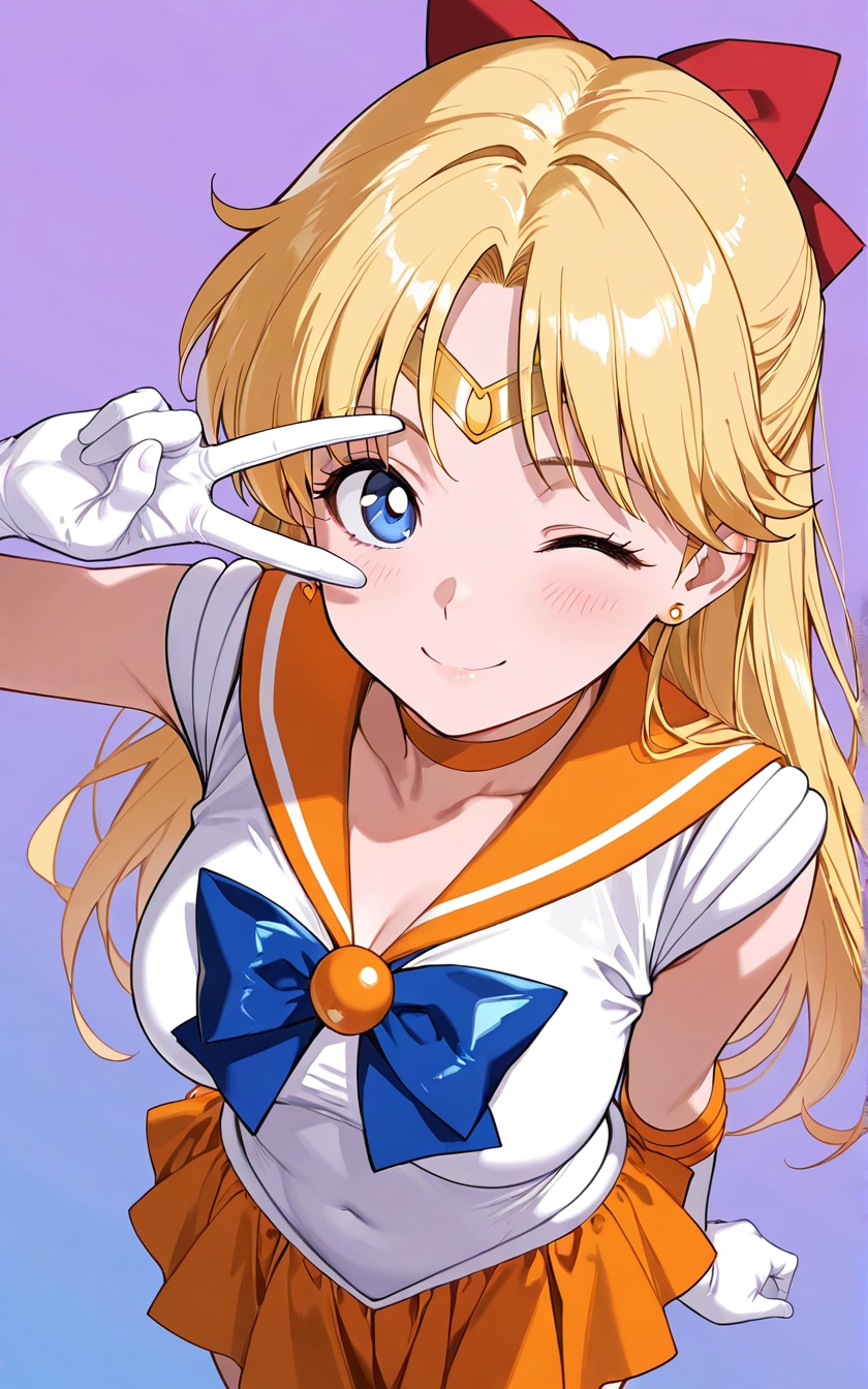 金星に代わって、はっぴーピース | の人気AIイラスト・グラビア