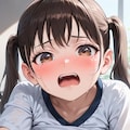 ツインテ巨乳うつ伏せ 4枚目