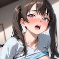 ツインテ巨乳うつ伏せ 3枚目