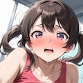 ツインテ巨乳うつ伏せ 9枚目