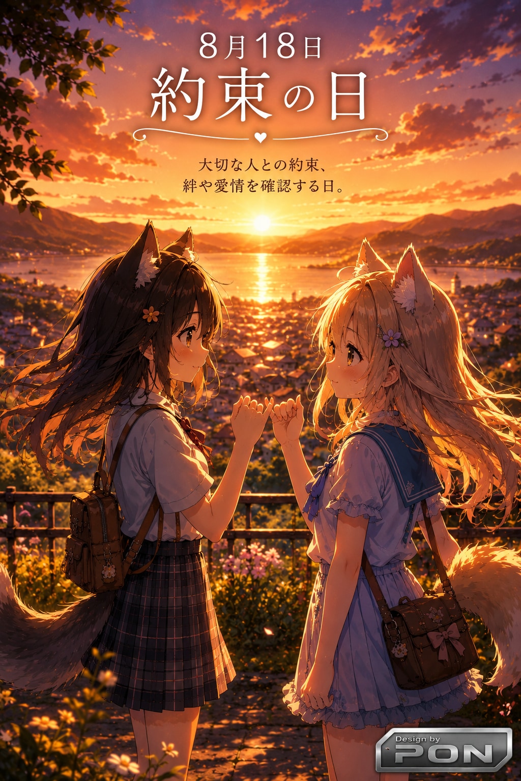 8月18日、約束の日 | の人気AIイラスト・グラビア
