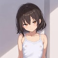 控えめな胸の女の子×3 3枚目