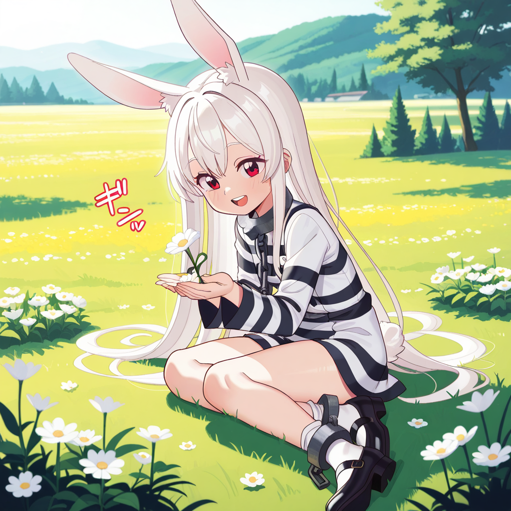 うさ耳少女と自然