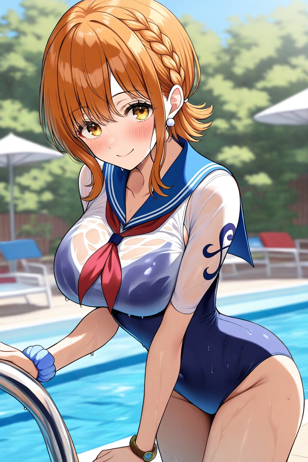 セーラー×スク水