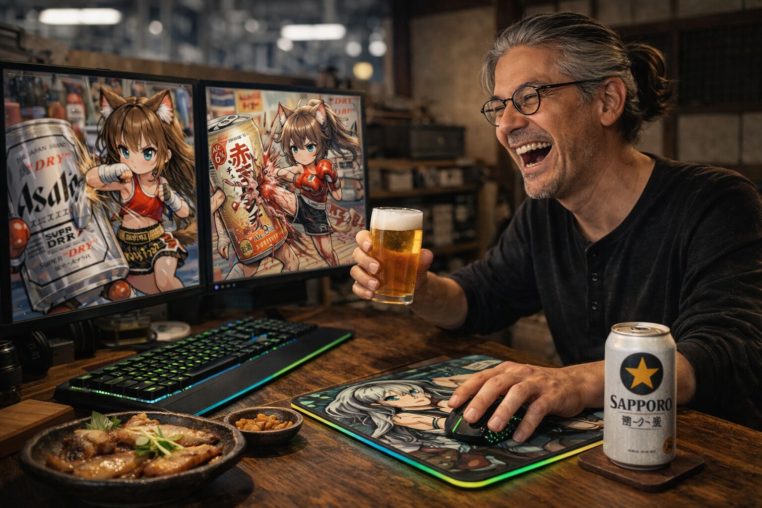 酒と笑いに境界は無し。