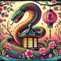 巳年といしころ 4枚目