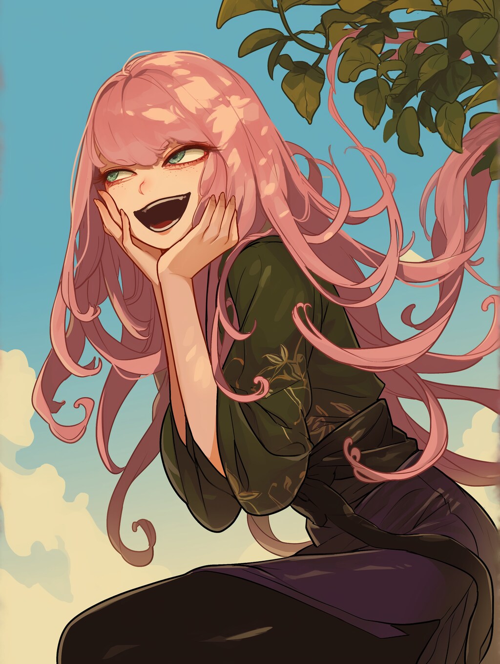 触手族の女、シャルトリューズ（人間モード）