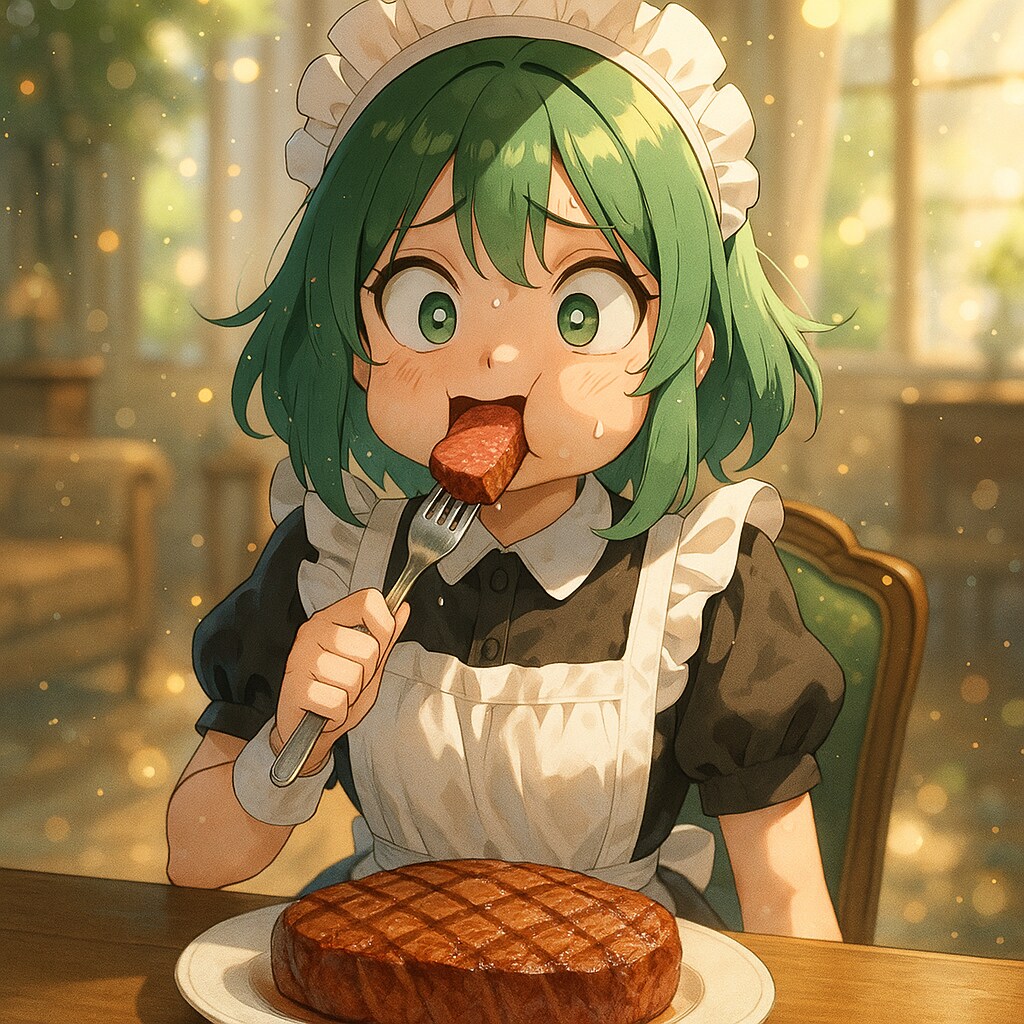 これ以上は食べられません> ︹ <