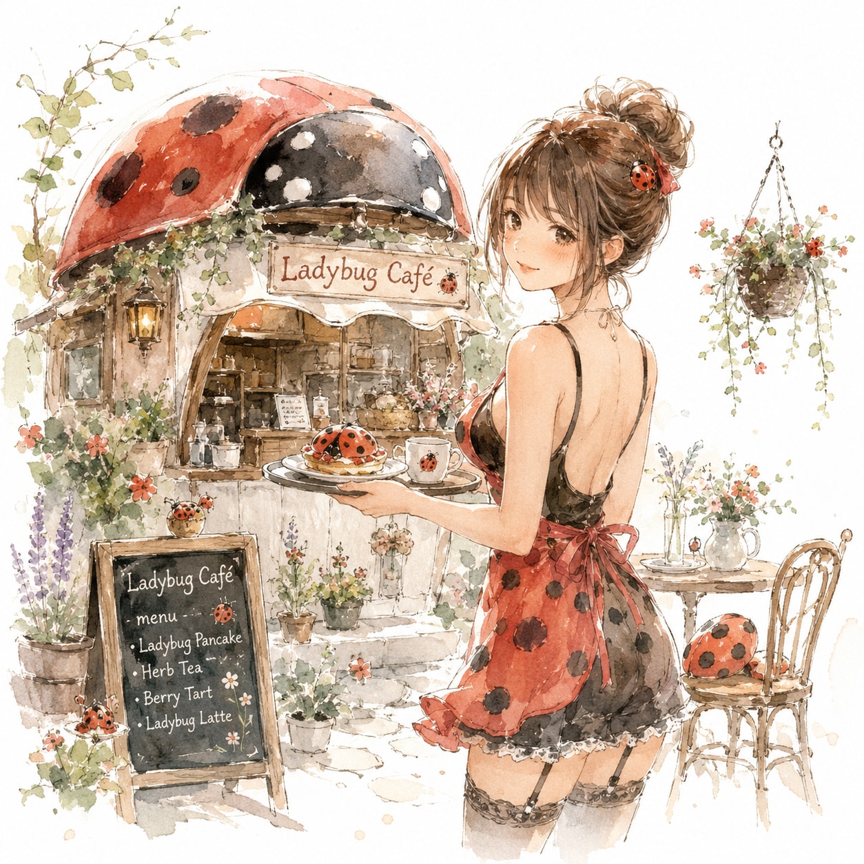 ななつ星カフェ | の人気AIイラスト・グラビア