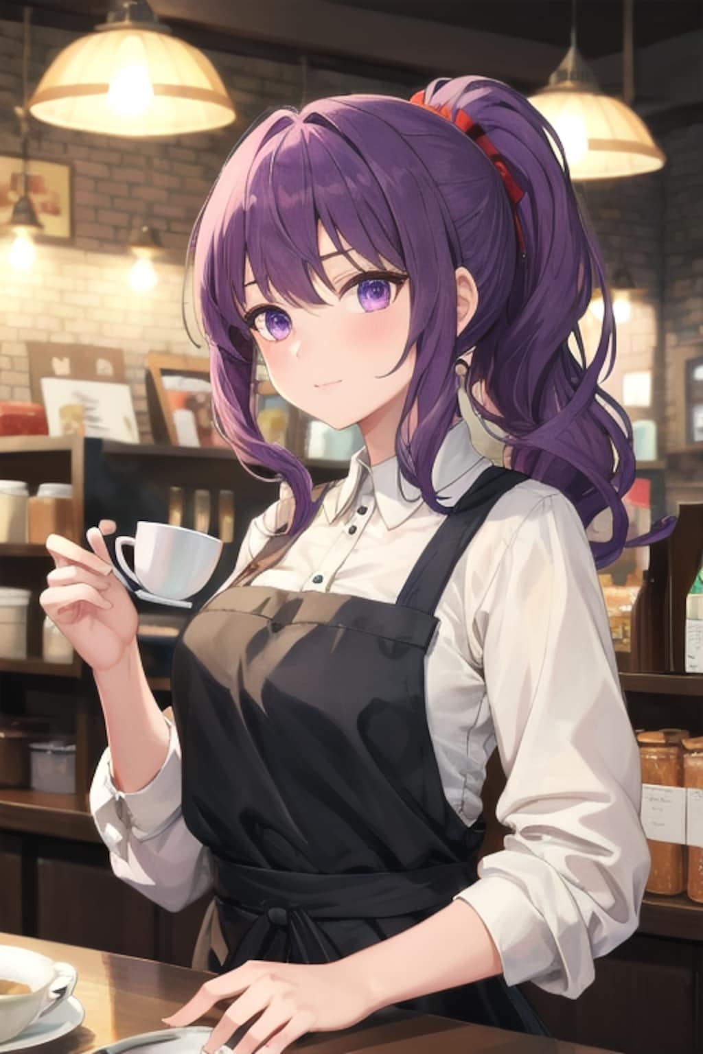 カフェ店員
